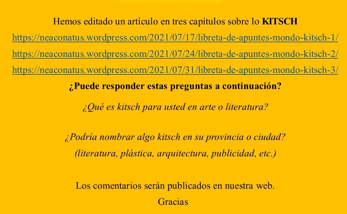 ENCUESTA para artículo